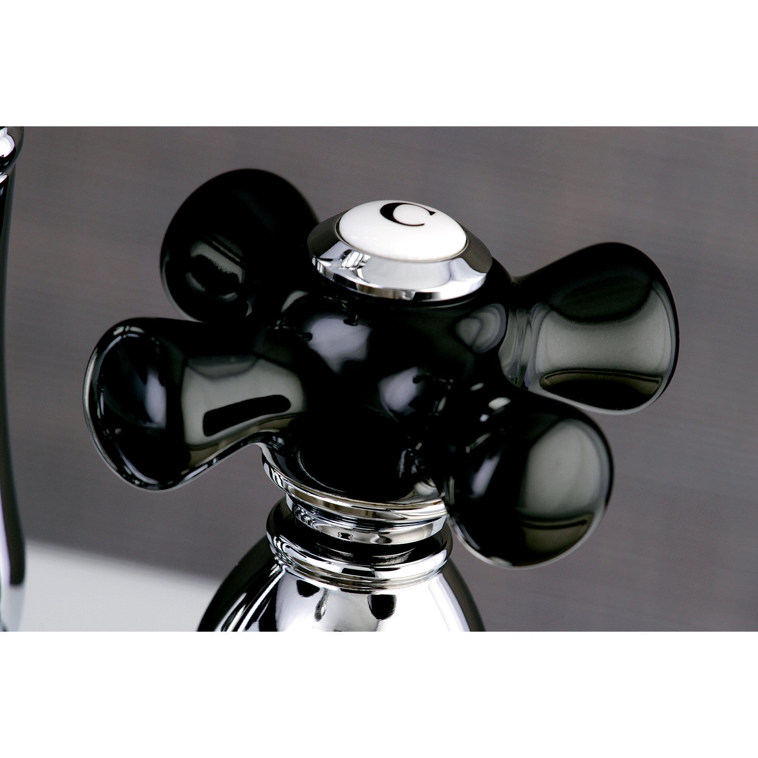 Kingston Heirloom KB1491PKX - Duchess Two-Handle 2-Hole Deck Mount Bar Faucet, Polished Chrome — thumbnail 3